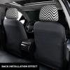 hgnblsip 2 Pack Zigzag Stripe Print Universal Car Headrest Cover Elastic, Cute Stylish Car Seat Head Rest Cover Protector, Interior Front & Rear Seat Headrest Pads Decor for Womens Car SUV Auto view 3