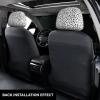 hgnblsip 2 Pack Dot Print Universal Car Headrest Cover Elastic, Cute Stylish Car Seat Head Rest Cover Protector, Interior Front & Rear Seat Headrest Pads Decor for Womens Car SUV Auto view 3