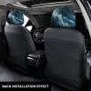 hgnblsip 2 Pack Within The Tides Print Universal Car Headrest Cover Elastic, Cute Stylish Car Seat Head Rest Cover Protector, Interior Front & Rear Seat Headrest Pads Decor for Womens Car SUV Auto view 3