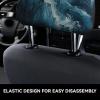 hgnblsip 2 Pack Within The Tides Print Universal Car Headrest Cover Elastic, Cute Stylish Car Seat Head Rest Cover Protector, Interior Front & Rear Seat Headrest Pads Decor for Womens Car SUV Auto view 4