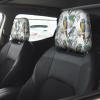 hgnblsip 2 Pack Parrots On Branches Print Universal Car Headrest Cover Elastic, Cute Stylish Car Seat Head Rest Cover Protector, Interior Front & Rear Seat Headrest Pads Decor for Womens Car SUV Auto view 2