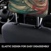 2 Pack Not All Who Wander Are Lost Print Universal Car Headrest Cover Elastic, Cute Stylish Car Seat Head Rest Cover Protector, Interior Front & Rear Seat Headrest Pads Decor For Womens Car Suv Auto view 4