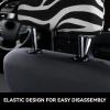 hgnblsip 2 Pack Zebra Print Print Universal Car Headrest Cover Elastic, Cute Stylish Car Seat Head Rest Cover Protector, Interior Front & Rear Seat Headrest Pads Decor for Womens Car SUV Auto view 4