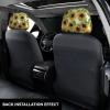 hgnblsip 2 Pack Sunflower.1 Print Universal Car Headrest Cover Elastic, Cute Stylish Car Seat Head Rest Cover Protector, Interior Front & Rear Seat Headrest Pads Decor for Womens Car SUV Auto view 3