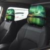 hgnblsip 2 Pack Northern Lights Print Universal Car Headrest Cover Elastic, Cute Stylish Car Seat Head Rest Cover Protector, Interior Front & Rear Seat Headrest Pads Decor for Womens Car SUV Auto view 2