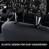 2 Pack Blackboard Wallpaper Print Universal Car Headrest Cover Elastic, Cute Stylish Car Seat Head Rest Cover Protector, Interior Front & Rear Seat Headrest Pads Decor For Womens Car Suv Auto view 4