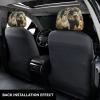 hgnblsip 2 Pack Cat Print Universal Car Headrest Cover Elastic, Cute Stylish Car Seat Head Rest Cover Protector, Interior Front & Rear Seat Headrest Pads Decor for Womens Car SUV Auto view 3