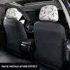 hgnblsip 2 Pack Swimming Print Universal Car Headrest Cover Elastic, Cute Stylish Car Seat Head Rest Cover Protector, Interior Front & Rear Seat Headrest Pads Decor for Womens Car SUV Auto view 3