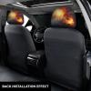 2 Pack Dream Space Sky Star Print Universal Car Headrest Cover Elastic, Cute Stylish Car Seat Head Rest Cover Protector, Interior Front & Rear Seat Headrest Pads Decor For Womens Car Suv Auto view 3