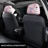 2 Pack Cartoon Llama Alpaca Print Universal Car Headrest Cover Elastic, Cute Stylish Car Seat Head Rest Cover Protector, Interior Front & Rear Seat Headrest Pads Decor For Womens Car Suv Auto view 3