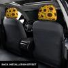 hgnblsip 2 Pack Yellow Sunflowers Print Universal Car Headrest Cover Elastic, Cute Stylish Car Seat Head Rest Cover Protector, Interior Front & Rear Seat Headrest Pads Decor for Womens Car SUV Auto view 3