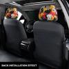 hgnblsip 2 Pack Dogs Pattern Print Universal Car Headrest Cover Elastic, Cute Stylish Car Seat Head Rest Cover Protector, Interior Front & Rear Seat Headrest Pads Decor for Womens Car SUV Auto view 3