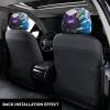 hgnblsip 2 Pack Purple Butterfly Print Universal Car Headrest Cover Elastic, Cute Stylish Car Seat Head Rest Cover Protector, Interior Front & Rear Seat Headrest Pads Decor for Womens Car SUV Auto view 3