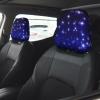 hgnblsip 2 Pack Bright Stars Print Universal Car Headrest Cover Elastic, Cute Stylish Car Seat Head Rest Cover Protector, Interior Front & Rear Seat Headrest Pads Decor for Womens Car SUV Auto view 2