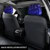 hgnblsip 2 Pack Bright Stars Print Universal Car Headrest Cover Elastic, Cute Stylish Car Seat Head Rest Cover Protector, Interior Front & Rear Seat Headrest Pads Decor for Womens Car SUV Auto view 3