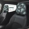 hgnblsip 2 Pack Manatee Animals Print Universal Car Headrest Cover Elastic, Cute Stylish Car Seat Head Rest Cover Protector, Interior Front & Rear Seat Headrest Pads Decor for Womens Car SUV Auto view 2