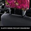 hgnblsip 2 Pack Budding Roses Print Universal Car Headrest Cover Elastic, Cute Stylish Car Seat Head Rest Cover Protector, Interior Front & Rear Seat Headrest Pads Decor for Womens Car SUV Auto view 4