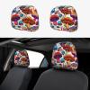 hgnblsip 2 Pack Wild Mushroom Print Universal Car Headrest Cover Elastic, Cute Stylish Car Seat Head Rest Cover Protector, Interior Front & Rear Seat Headrest Pads Decor for Womens Car SUV Auto view 1
