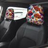 hgnblsip 2 Pack Wild Mushroom Print Universal Car Headrest Cover Elastic, Cute Stylish Car Seat Head Rest Cover Protector, Interior Front & Rear Seat Headrest Pads Decor for Womens Car SUV Auto view 2