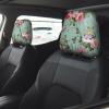 hgnblsip 2 Pack Peony Print Universal Car Headrest Cover Elastic, Cute Stylish Car Seat Head Rest Cover Protector, Interior Front & Rear Seat Headrest Pads Decor for Womens Car SUV Auto view 2