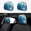 hgnblsip 2 Pack Big Ocean Wave Hd Print Universal Car Headrest Cover Elastic, Cute Stylish Car Seat Head Rest Cover Protector, Interior Front & Rear Seat Headrest Pads Decor for Womens Car SUV Auto view 1