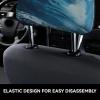hgnblsip 2 Pack Big Ocean Wave Hd Print Universal Car Headrest Cover Elastic, Cute Stylish Car Seat Head Rest Cover Protector, Interior Front & Rear Seat Headrest Pads Decor for Womens Car SUV Auto view 4