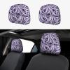 2 Pack The Sea Witch Inspired Print Universal Car Headrest Cover Elastic, Cute Stylish Car Seat Head Rest Cover Protector, Interior Front & Rear Seat Headrest Pads Decor For Womens Car Suv Auto view 1