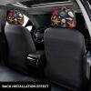2 Pack Starfish And Seashell Pattern Print Universal Car Headrest Cover Elastic, Cute Stylish Car Seat Head Rest Cover Protector, Interior Front & Rear Seat Headrest Pads Decor For Womens Car Suv Auto view 3