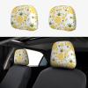 hgnblsip 2 Pack Pineapple. Print Universal Car Headrest Cover Elastic, Cute Stylish Car Seat Head Rest Cover Protector, Interior Front & Rear Seat Headrest Pads Decor for Womens Car SUV Auto view 1