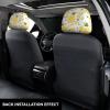 hgnblsip 2 Pack Pineapple. Print Universal Car Headrest Cover Elastic, Cute Stylish Car Seat Head Rest Cover Protector, Interior Front & Rear Seat Headrest Pads Decor for Womens Car SUV Auto view 3