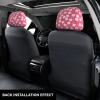 2 Pack Flowers Texture Pink Print Universal Car Headrest Cover Elastic, Cute Stylish Car Seat Head Rest Cover Protector, Interior Front & Rear Seat Headrest Pads Decor For Womens Car Suv Auto view 3