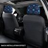 hgnblsip 2 Pack Blue Volleyball Print Universal Car Headrest Cover Elastic, Cute Stylish Car Seat Head Rest Cover Protector, Interior Front & Rear Seat Headrest Pads Decor for Womens Car SUV Auto view 3