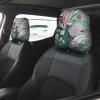 hgnblsip 2 Pack Lovely Hearts Print Universal Car Headrest Cover Elastic, Cute Stylish Car Seat Head Rest Cover Protector, Interior Front & Rear Seat Headrest Pads Decor for Womens Car SUV Auto view 2