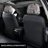 2 Pack French Fashion Model Ferrets Print Universal Car Headrest Cover Elastic, Cute Stylish Car Seat Head Rest Cover Protector, Interior Front & Rear Seat Headrest Pads Decor For Womens Car Suv Auto view 3