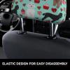 hgnblsip 2 Pack Poodles Dogs Print Universal Car Headrest Cover Elastic, Cute Stylish Car Seat Head Rest Cover Protector, Interior Front & Rear Seat Headrest Pads Decor for Womens Car SUV Auto view 4