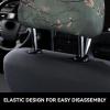 2 Pack Japanese Cherry Flowers Print Universal Car Headrest Cover Elastic, Cute Stylish Car Seat Head Rest Cover Protector, Interior Front & Rear Seat Headrest Pads Decor For Womens Car Suv Auto view 4