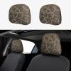 hgnblsip 2 Pack Petoskey Stone Print Universal Car Headrest Cover Elastic, Cute Stylish Car Seat Head Rest Cover Protector, Interior Front & Rear Seat Headrest Pads Decor for Womens Car SUV Auto view 1
