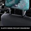 hgnblsip 2 Pack Teal Agate Print Universal Car Headrest Cover Elastic, Cute Stylish Car Seat Head Rest Cover Protector, Interior Front & Rear Seat Headrest Pads Decor for Womens Car SUV Auto view 4