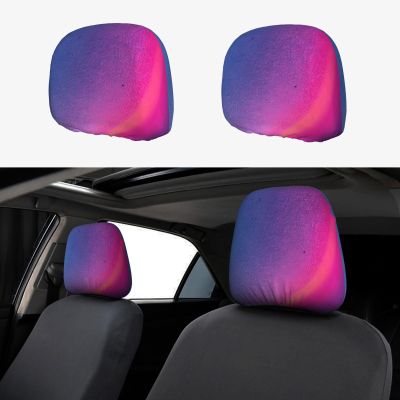 hgnblsip 2 Pack Abstract Geometric Print Universal Car Headrest Cover Elastic, Cute Stylish Car Seat Head Rest Cover Protector, Interior Front & Rear Seat Headrest Pads Decor for Womens Car SUV Auto