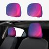 hgnblsip 2 Pack Abstract Geometric Print Universal Car Headrest Cover Elastic, Cute Stylish Car Seat Head Rest Cover Protector, Interior Front & Rear Seat Headrest Pads Decor for Womens Car SUV Auto view 1