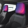 hgnblsip 2 Pack Abstract Geometric Print Universal Car Headrest Cover Elastic, Cute Stylish Car Seat Head Rest Cover Protector, Interior Front & Rear Seat Headrest Pads Decor for Womens Car SUV Auto view 2