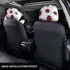 hgnblsip 2 Pack Ladybug Print Universal Car Headrest Cover Elastic, Cute Stylish Car Seat Head Rest Cover Protector, Interior Front & Rear Seat Headrest Pads Decor for Womens Car SUV Auto view 3