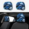 2 Pack Rain Drops Over Rock Print Universal Car Headrest Cover Elastic, Cute Stylish Car Seat Head Rest Cover Protector, Interior Front & Rear Seat Headrest Pads Decor For Womens Car Suv Auto view 1