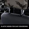 hgnblsip 2 Pack Halloween Bats Grey Print Universal Car Headrest Cover Elastic, Cute Stylish Car Seat Head Rest Cover Protector, Interior Front & Rear Seat Headrest Pads Decor for Womens Car SUV Auto view 4