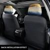 hgnblsip 2 Pack Gold Blue White Print Universal Car Headrest Cover Elastic, Cute Stylish Car Seat Head Rest Cover Protector, Interior Front & Rear Seat Headrest Pads Decor for Womens Car SUV Auto view 3