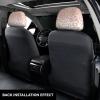 hgnblsip 2 Pack Rose Gold Glitter Print Universal Car Headrest Cover Elastic, Cute Stylish Car Seat Head Rest Cover Protector, Interior Front & Rear Seat Headrest Pads Decor for Womens Car SUV Auto view 3