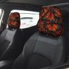 2 Pack Monarch Butterflies. Print Universal Car Headrest Cover Elastic, Cute Stylish Car Seat Head Rest Cover Protector, Interior Front & Rear Seat Headrest Pads Decor For Womens Car Suv Auto view 2