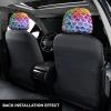 hgnblsip 2 Pack Mermaid Fish Scale Print Universal Car Headrest Cover Elastic, Cute Stylish Car Seat Head Rest Cover Protector, Interior Front & Rear Seat Headrest Pads Decor for Womens Car SUV Auto view 3