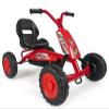 OLAKIDS Go Kart for Kids with Adjustable Seat, Steering Handlebars, Outdoor 4 Wheel Ride On Pedal Car for Boys & Girls (Red) view 1
