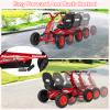 OLAKIDS Go Kart for Kids with Adjustable Seat, Steering Handlebars, Outdoor 4 Wheel Ride On Pedal Car for Boys & Girls (Red) view 4